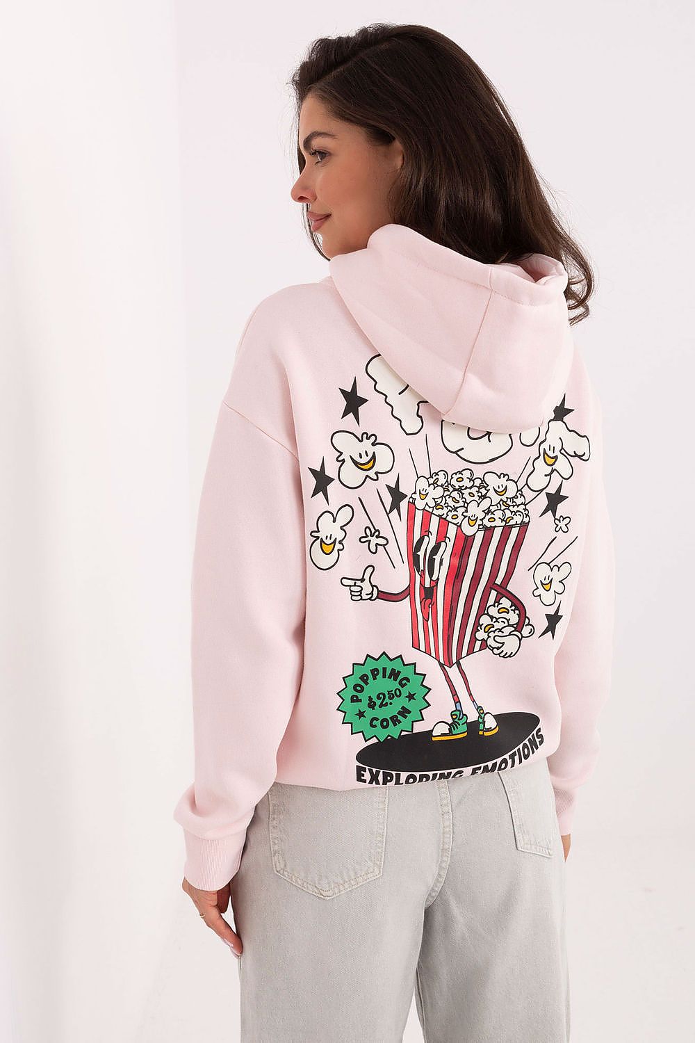 Women's Hoodie Graphic Back Print Drawstring Cotton Blend – Hoodie | GUOCALI – view 9