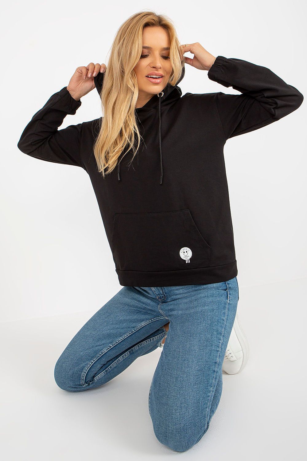 Women's Hoodie Kangaroo Pocket Drawstring Hood Cotton Blend – Hoodie | GUOCALI – view 12