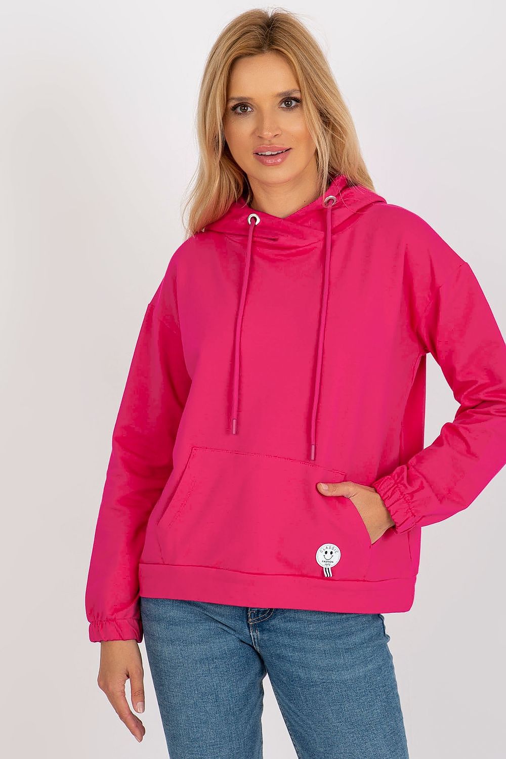 Women's Hoodie Kangaroo Pocket Drawstring Hood Cotton Blend – Hoodie | GUOCALI – view 4