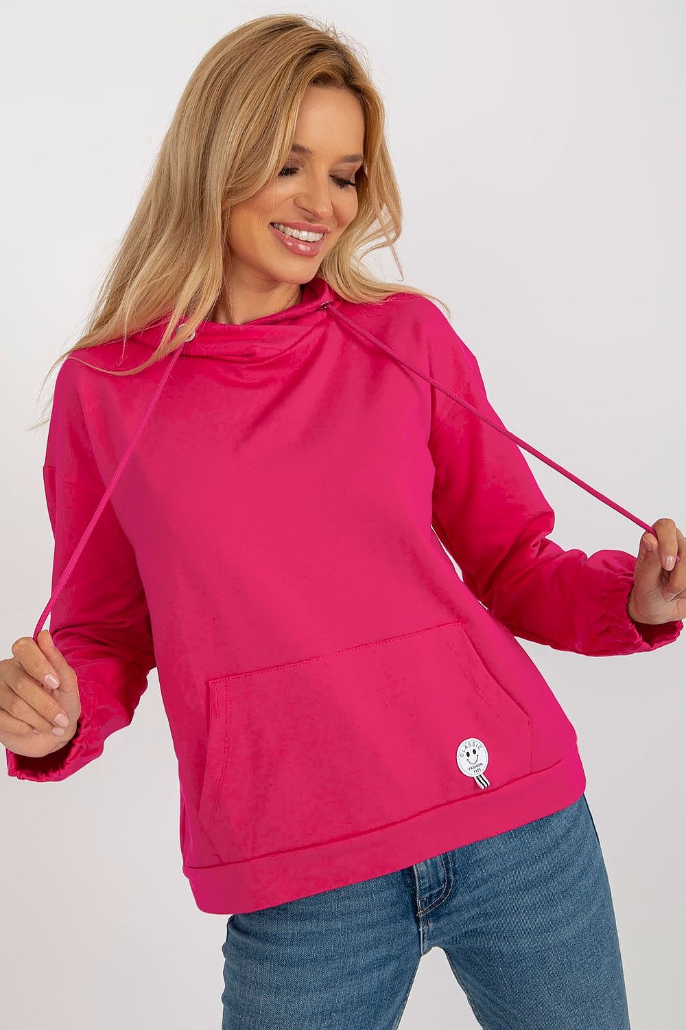 Women's Hoodie Kangaroo Pocket Drawstring Hood Cotton Blend – Hoodie | GUOCALI – view 5