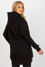 Women's Hoodie Longline Drawstring Hood Side Pockets – Hoodie | GUOCALI – view 9
