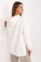 Women's Hoodie Oversized Kangaroo Pocket Side Slits – Hoodie | GUOCALI – view 13
