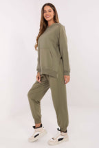 Women's Hoodie Oversized Kangaroo Pocket Side Slits – Hoodie | GUOCALI – view 4