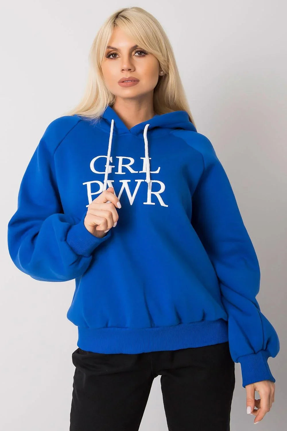 Women's Hoodie Oversized Raglan Sleeve Logo Pullover – Hoodie | GUOCALI