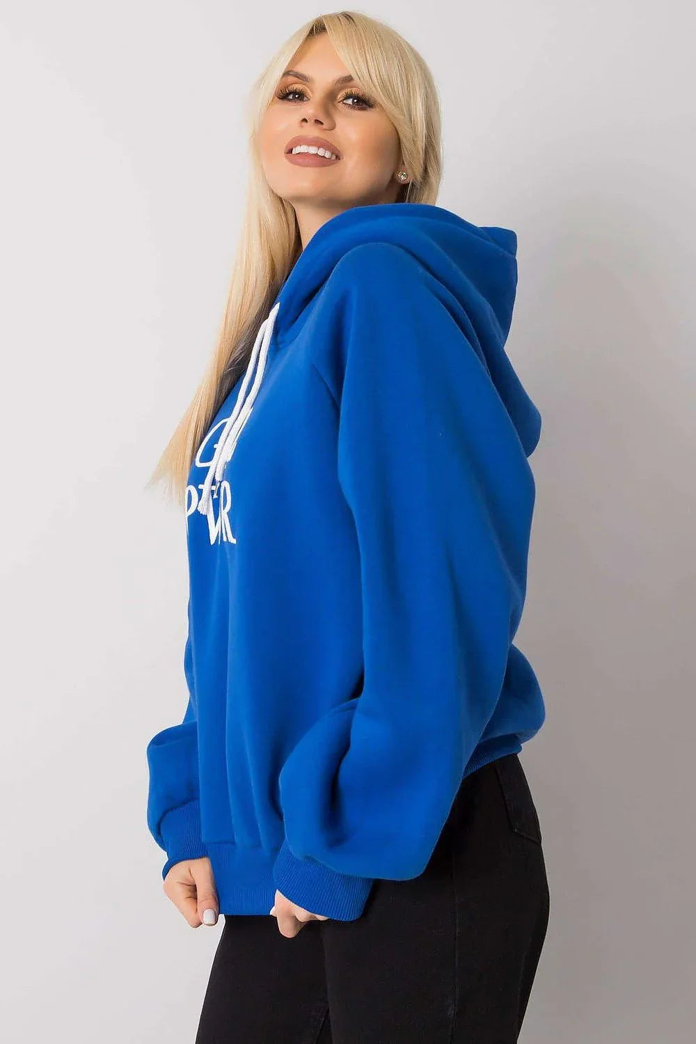 Women's Hoodie Oversized Raglan Sleeve Logo Pullover – Hoodie | GUOCALI – view 2
