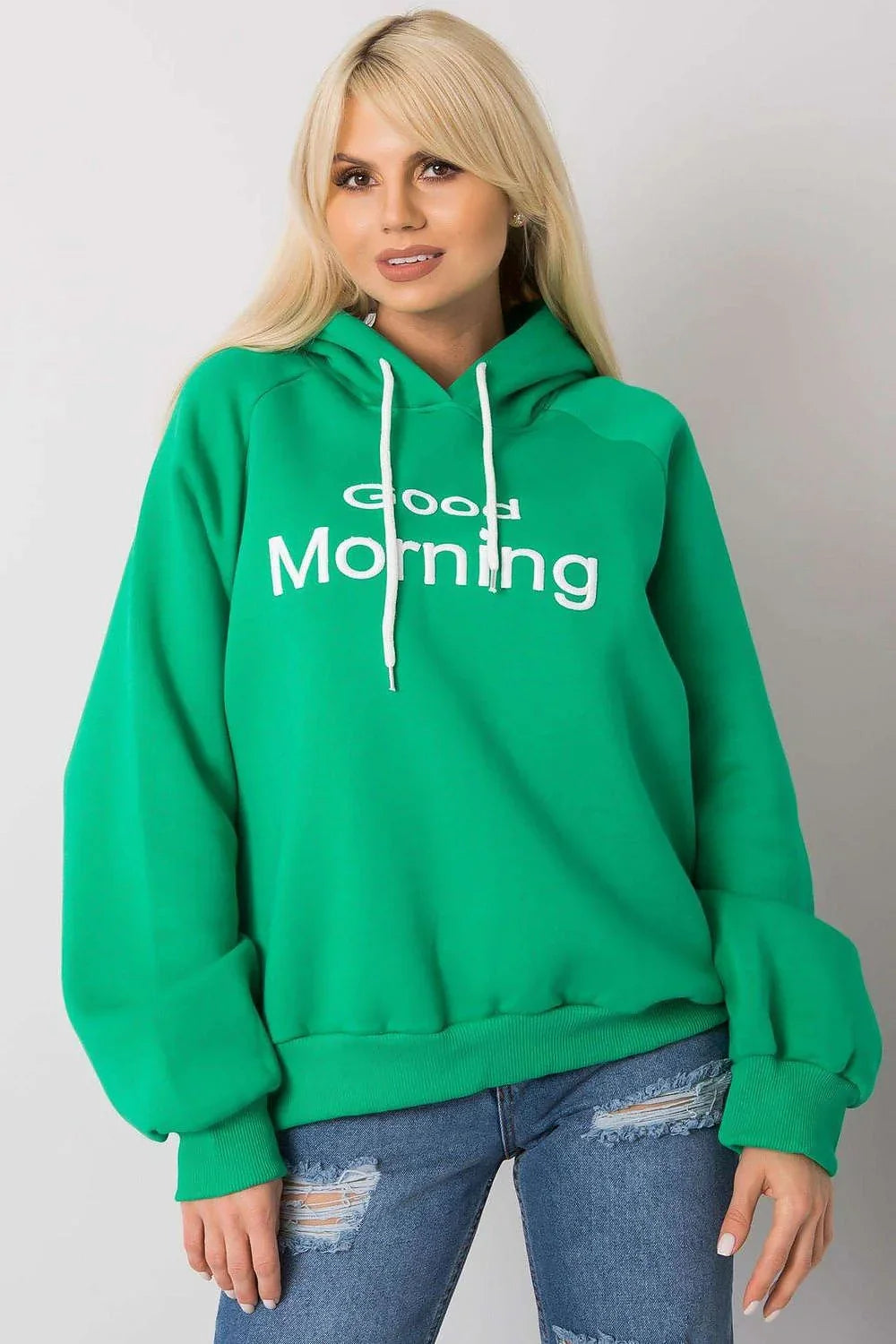 Women's Hoodie Oversized Raglan Sleeve Logo Pullover – Hoodie | GUOCALI – view 22