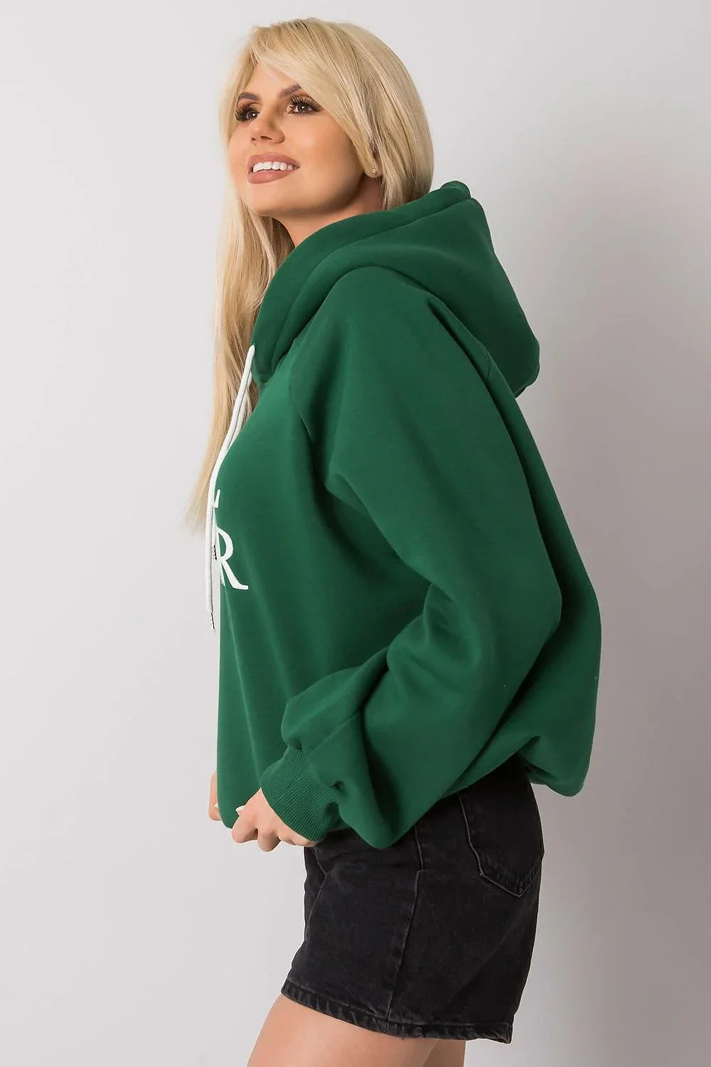 Women's Hoodie Oversized Raglan Sleeve Logo Pullover – Hoodie | GUOCALI – view 6