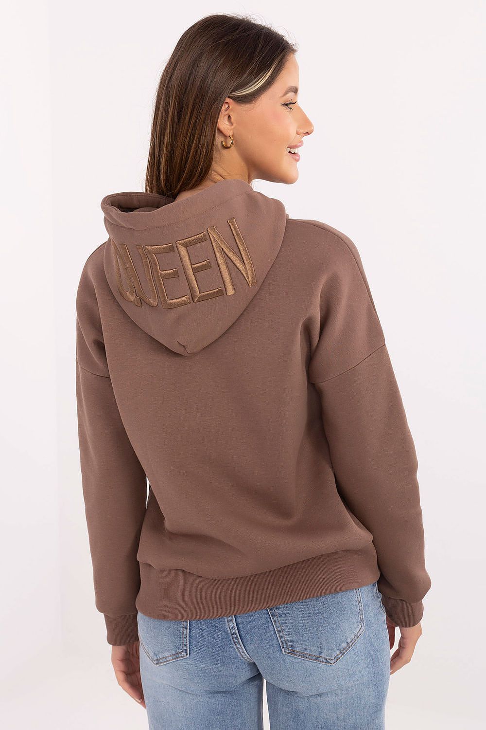Women's Hoodie Printed Hood Lettering Cotton Blend – Hoodie | GUOCALI – view 8