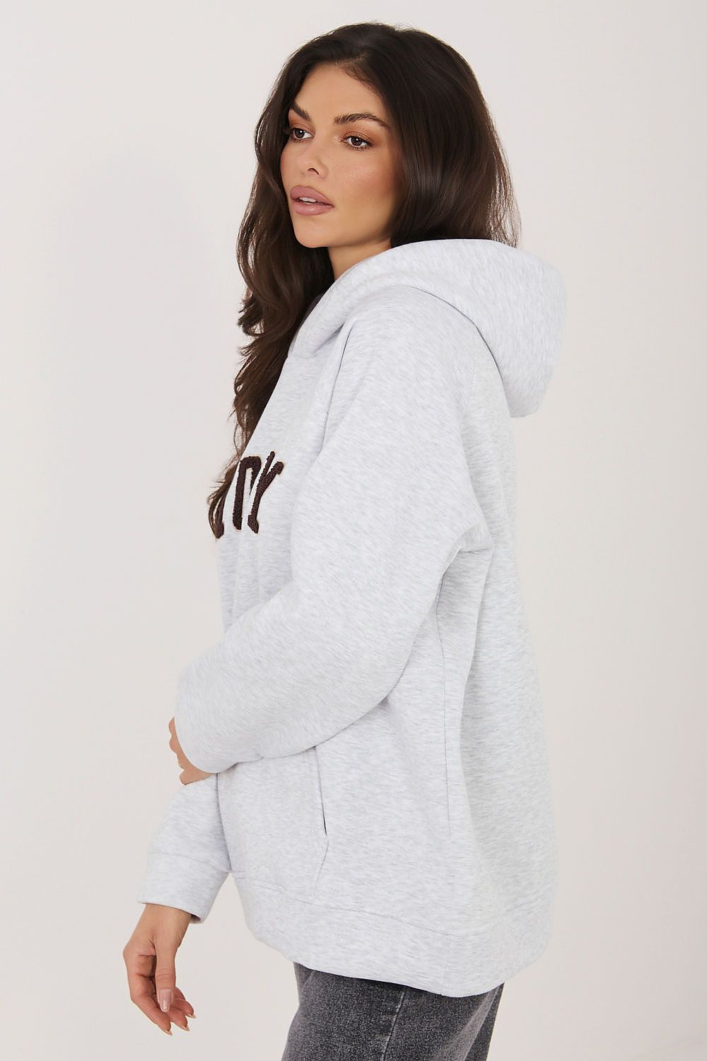 Women's Hoodie Raglan Sleeve Logo Stretch Cotton – Hoodie | GUOCALI – view 11