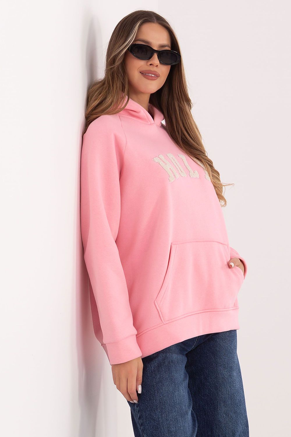 Women's Hoodie Raglan Sleeve Logo Stretch Cotton – Hoodie | GUOCALI – view 27