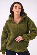 Women's Hoodie Sherpa Zip-Up Insulated Lined – Hoodie | GUOCALI