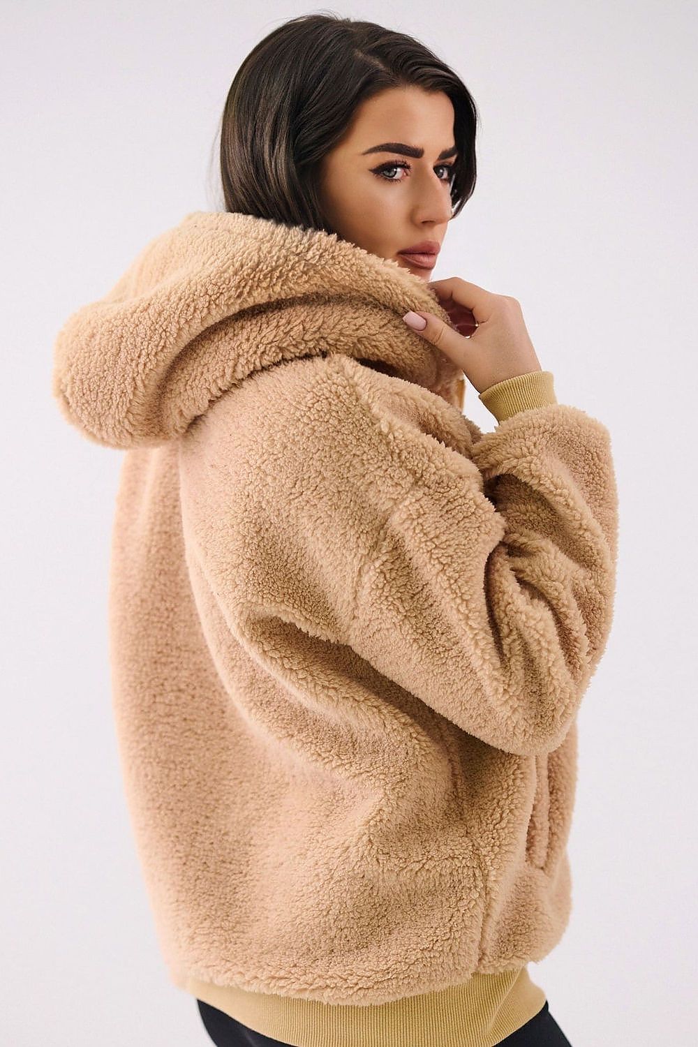 Women's Hoodie Sherpa Zip-Up Insulated Lined – Hoodie | GUOCALI – view 15