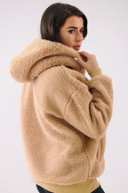 Women's Hoodie Sherpa Zip-Up Insulated Lined – Hoodie | GUOCALI – view 15