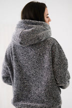 Women's Hoodie Teddy Bear Motif Kangaroo Pocket Lined – Hoodie | GUOCALI – view 25