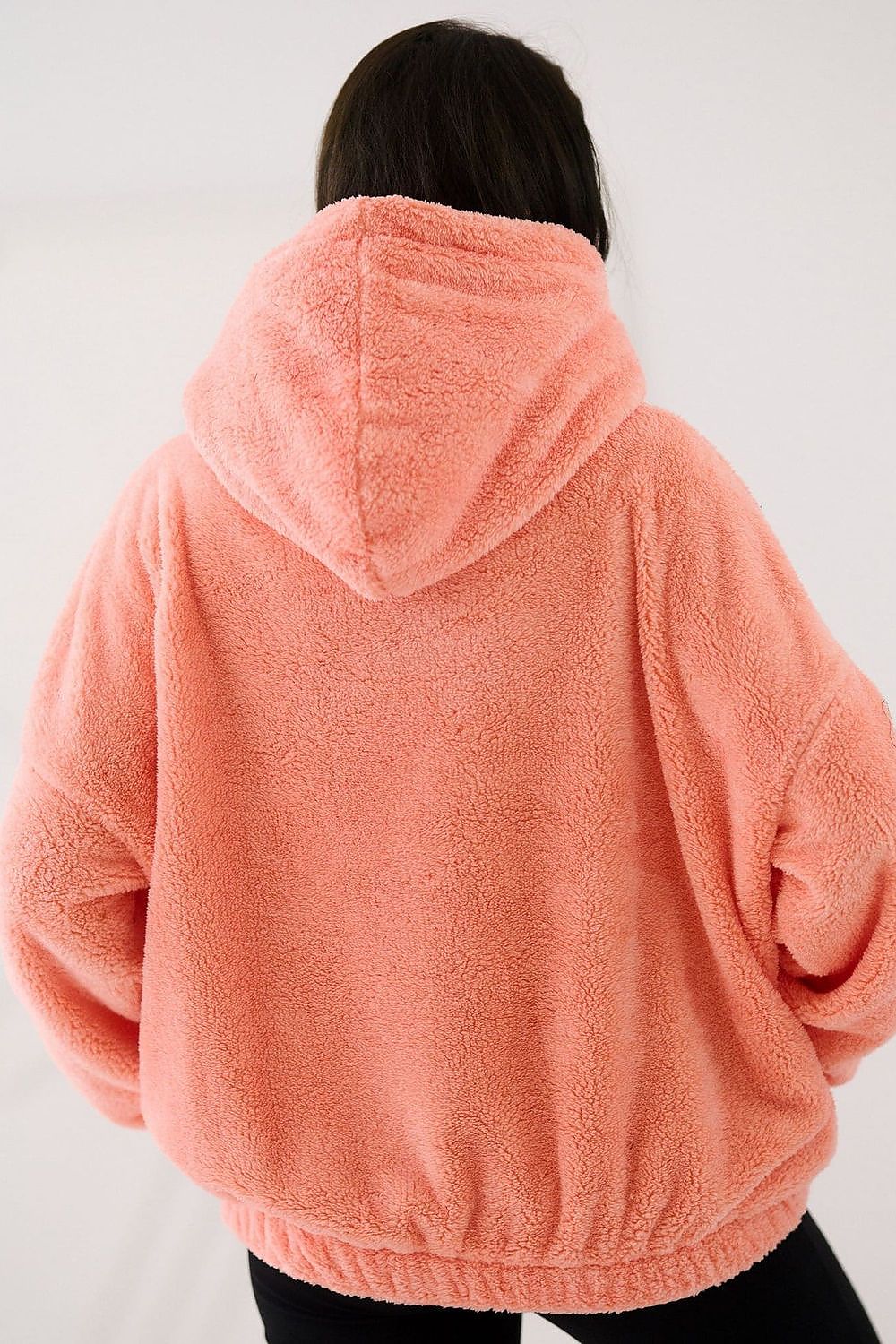 Women's Hoodie Teddy Bear Motif Kangaroo Pocket Lined – Hoodie | GUOCALI – view 3