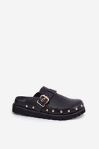 Women's Leather Platform Clog Sandals – Sandals | GUOCALI – view 2
