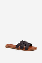 Women's Minimalist Flat Eco-Leather Sandals – Sandals | GUOCALI – view 2