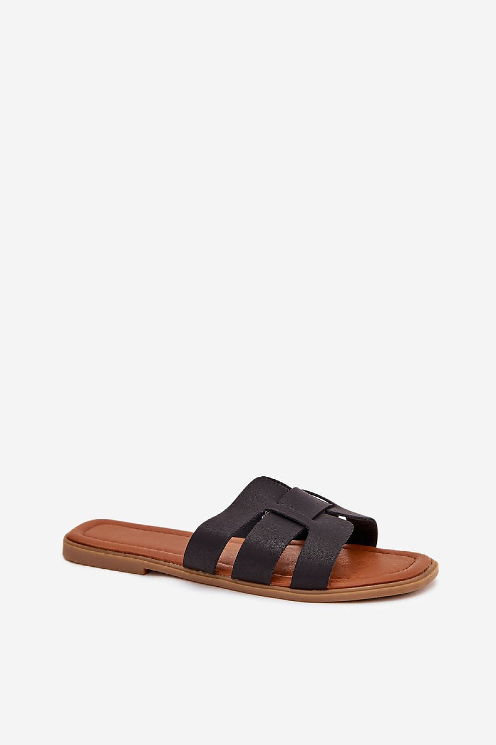Women's Minimalist Flat Eco-Leather Sandals – Sandals | GUOCALI – view 2
