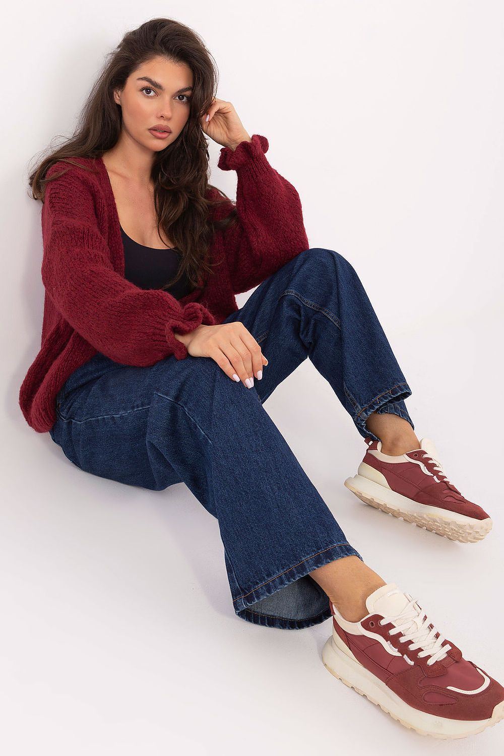Women's Minimalist Open Cardigan Sweater - Guocali