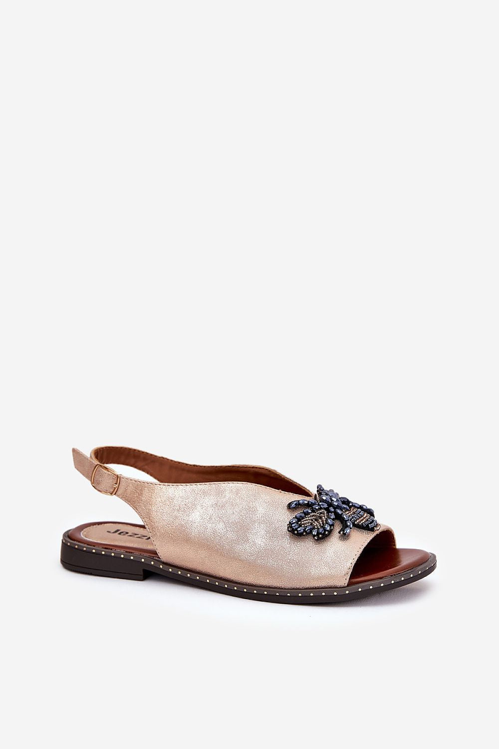 Women's Shiny Flat Sandals – Sandals | GUOCALI – view 2