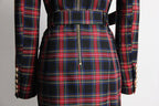 Women's Structured Double-Breasted Belted Blazer – Blazer | GUOCALI – view 7