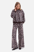 Women's Sweatshirt Animal Print Brushed Knit Crew Neck – Sweatshirt | GUOCALI – view 6
