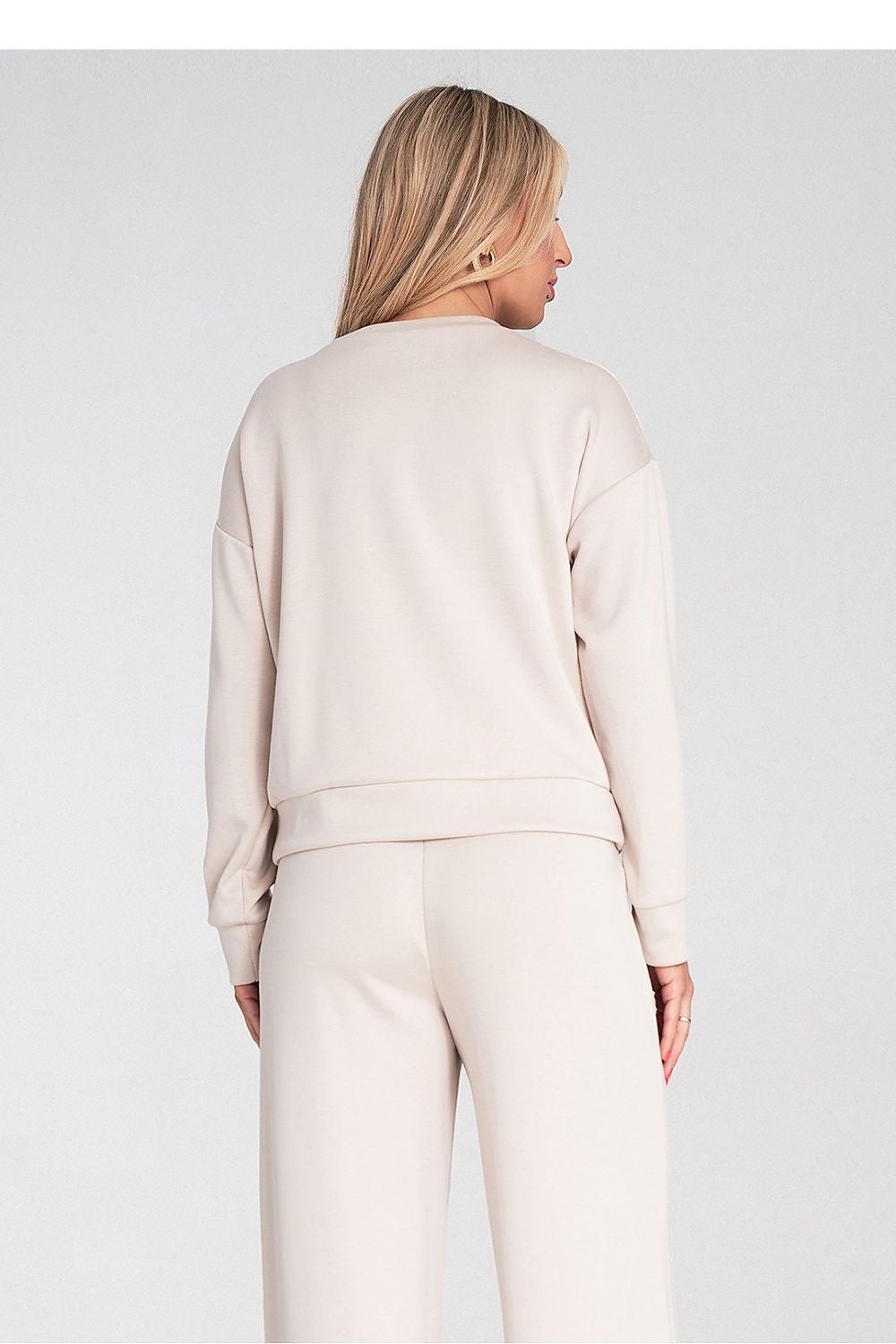 Women's Sweatshirt Crew Neck Chest Flap Pocket – Sweatshirt | GUOCALI – view 10