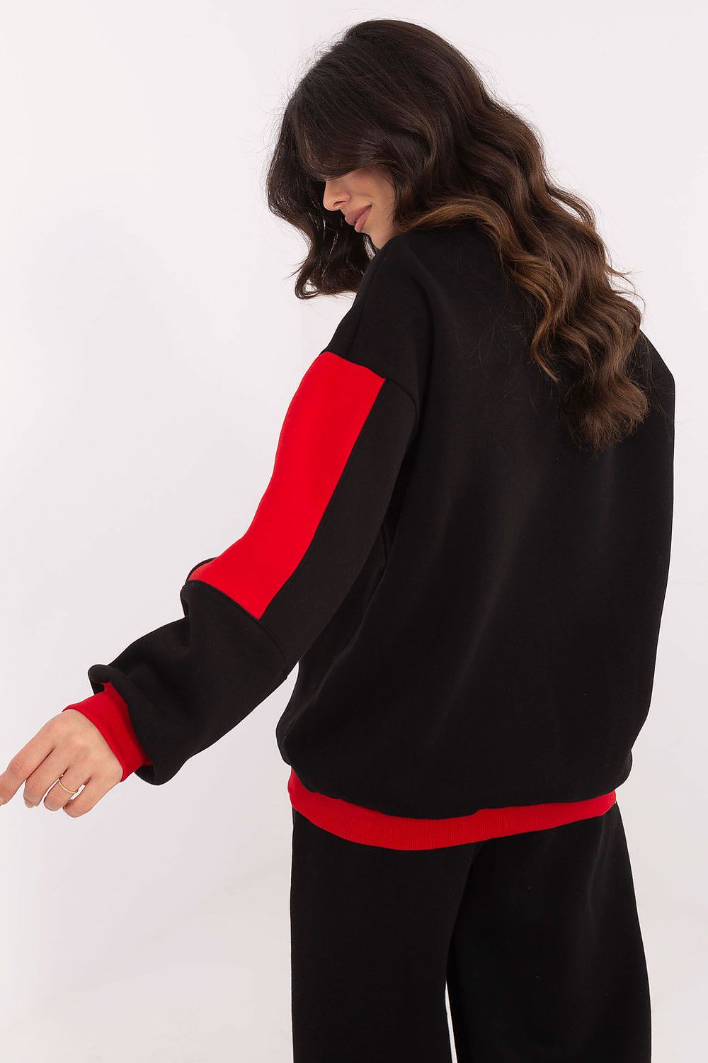 Women's Sweatshirt Crew Neck Embroidered Patches Cotton Blend – Sweatshirt | GUOCALI – view 18
