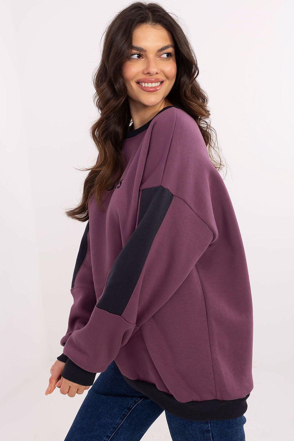 Women's Sweatshirt Crew Neck Embroidered Patches Cotton Blend – Sweatshirt | GUOCALI – view 20