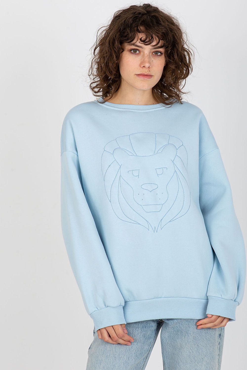 Women's Sweatshirt Crew Neck Graphic Print Loose Fit Cotton Blend – Sweatshirt | GUOCALI – view 10