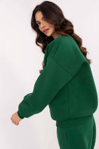 Women's Sweatshirt Crew Neck Graphic Print Patches Cotton Blend – Sweatshirt | GUOCALI – view 5
