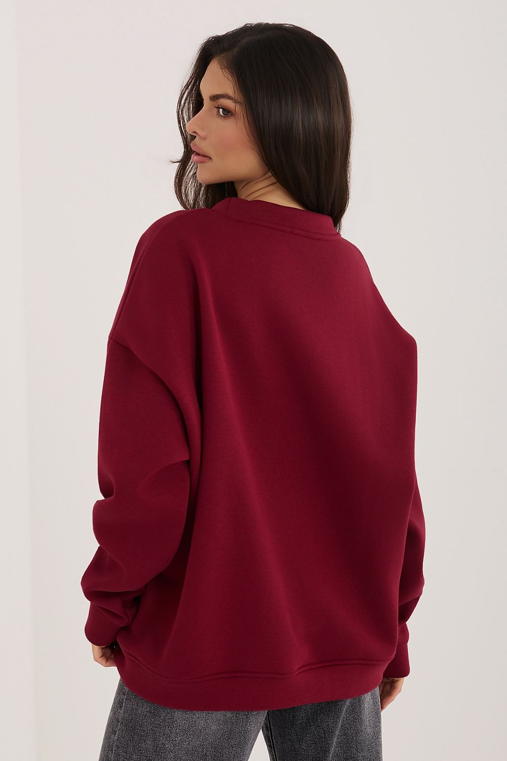 Women's Sweatshirt Crew Neck Graphic Print Stretch Cotton – Sweatshirt | GUOCALI – view 4