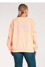 Women's Sweatshirt Crew Neck Letter Print Relaxed Cotton Blend – Sweatshirt | GUOCALI – view 3