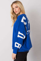 Women's Sweatshirt - Crew-neck With Oversized Fit - Guocali