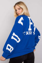 Women's Sweatshirt - Crew-neck With Oversized Fit - Guocali