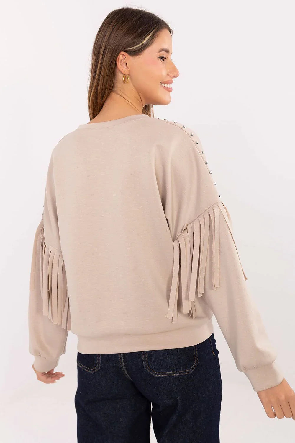 Women's Sweatshirt - Crew-Neck With Regular Fit - Guocali