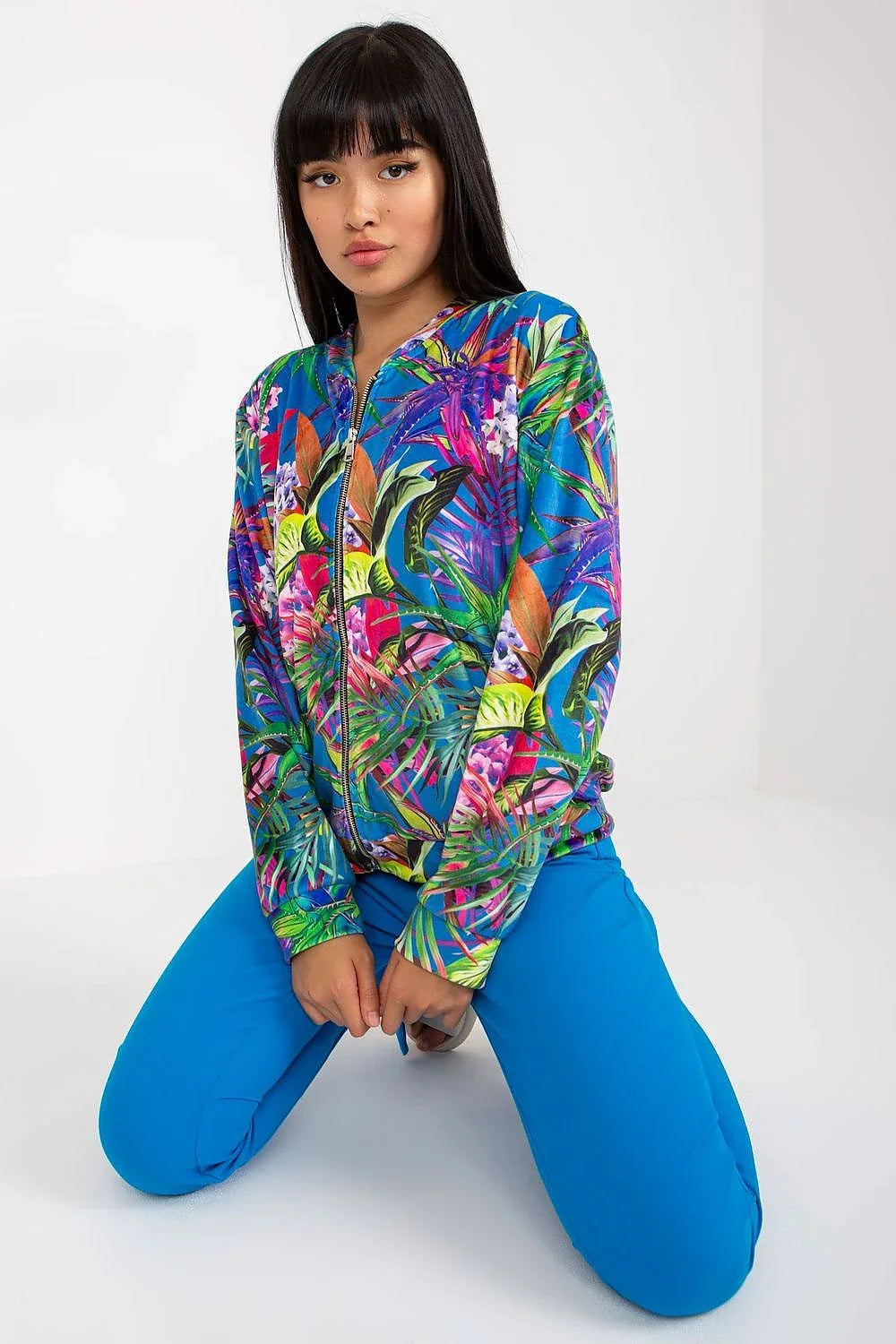 Women's Sweatshirt - Crew-Neck With Regular Fit - Guocali