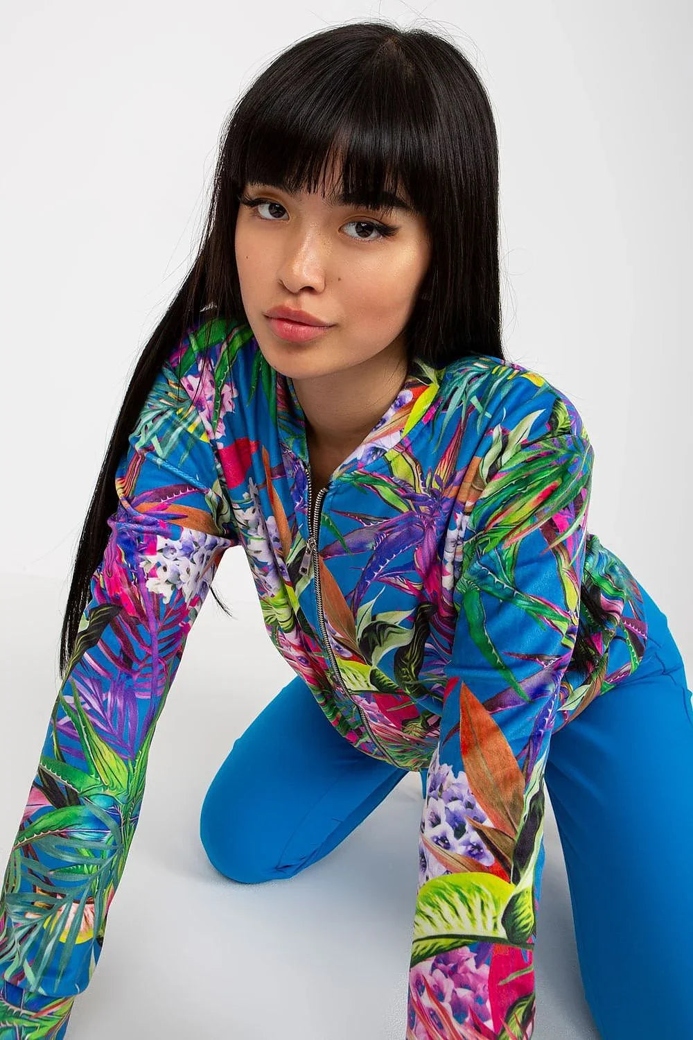Women's Sweatshirt - Crew-Neck With Regular Fit - Guocali