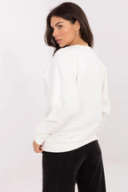 Women's Sweatshirt - Crew-Neck With Regular Fit - Guocali