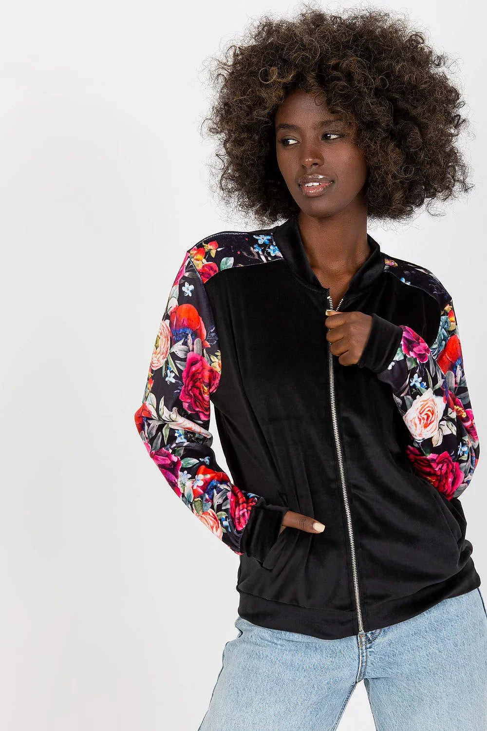 Women's Sweatshirt - Crew-neck With Regular Fit - Guocali