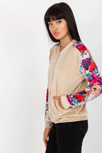 Women's Sweatshirt - Crew-neck With Regular Fit - Guocali