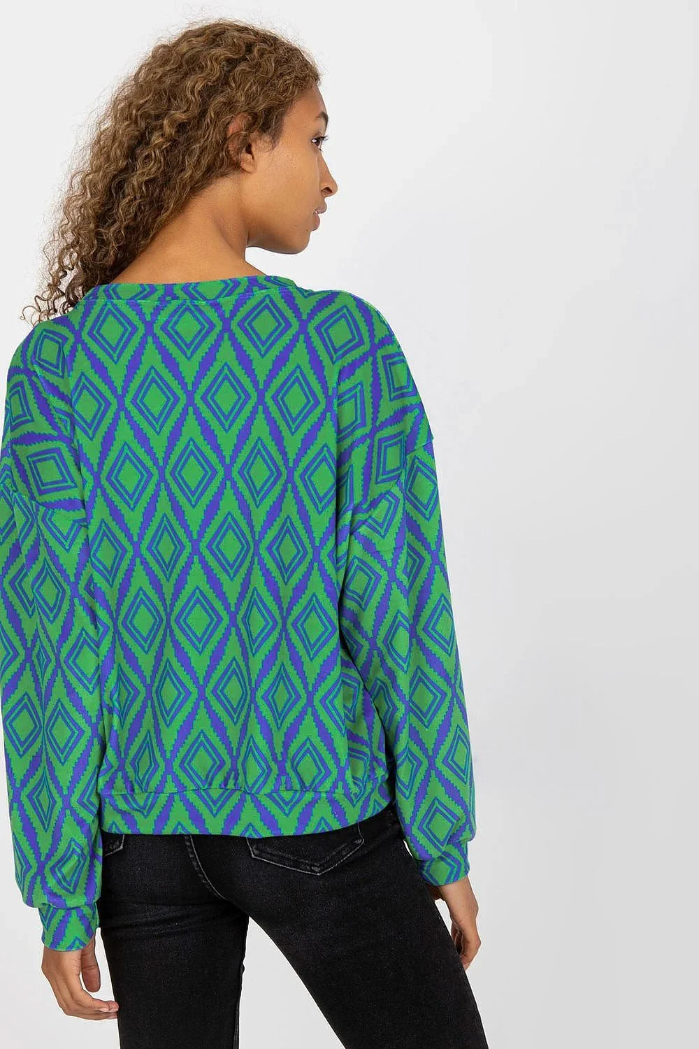 Women's Sweatshirt - Crew-neck With Regular Fit - Guocali