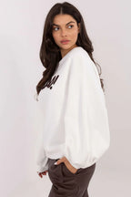 Women's Sweatshirt - Crew-neck With Regular Fit - Guocali