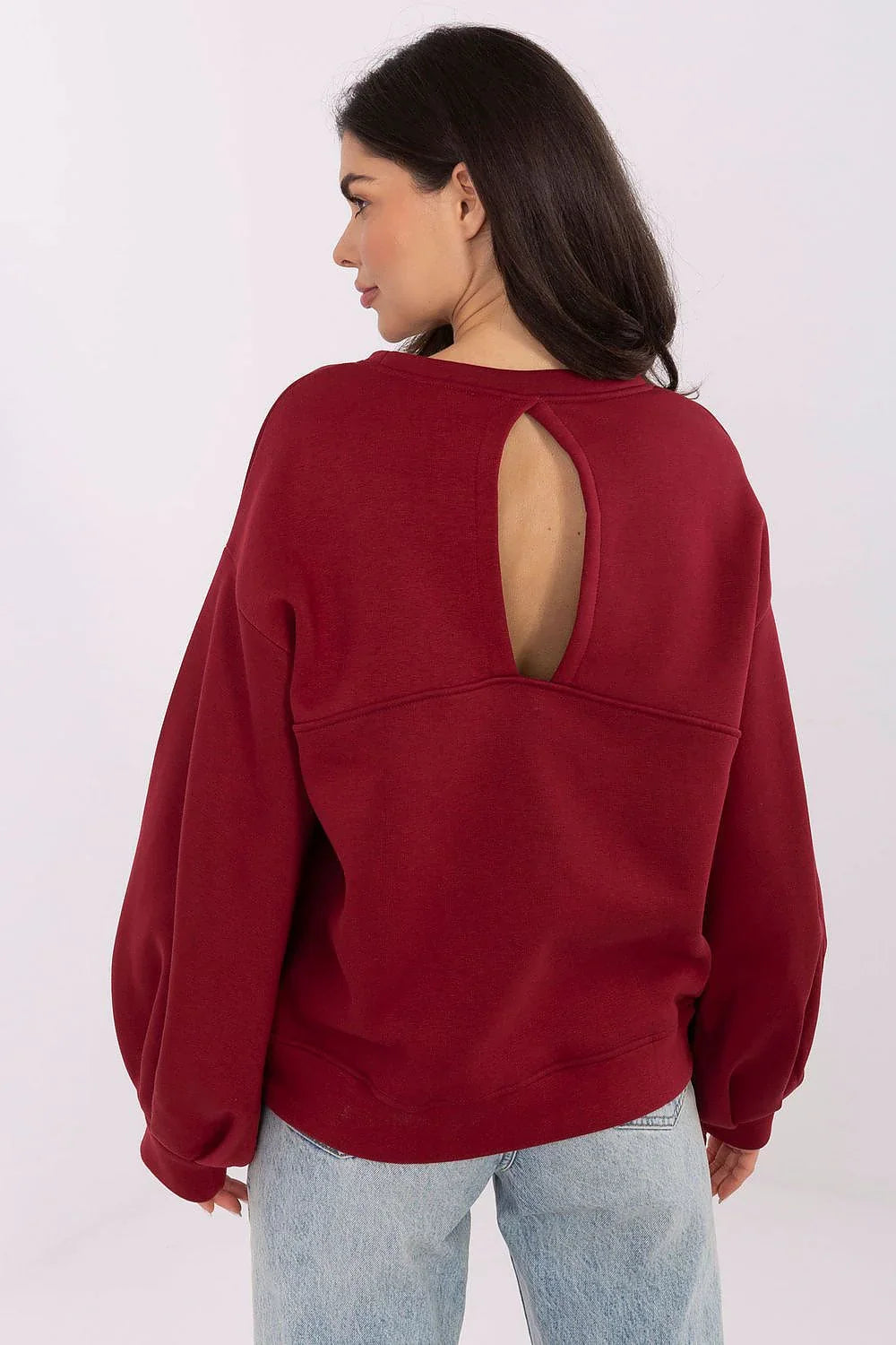 Women's Sweatshirt - Crew-neck With Regular Fit - Guocali