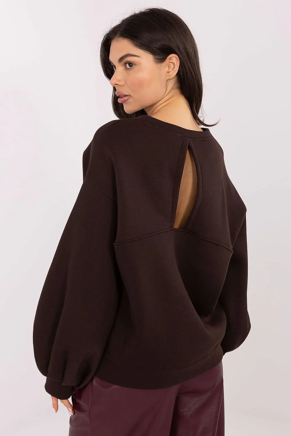 Women's Sweatshirt - Crew-neck With Regular Fit - Guocali
