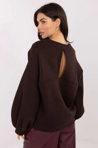 Women's Sweatshirt - Crew-neck With Regular Fit - Guocali
