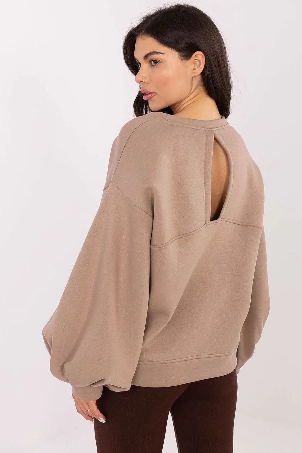 Women's Sweatshirt - Crew-neck With Regular Fit - Guocali