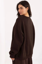 Women's Sweatshirt - Crew-neck With Regular Fit - Guocali