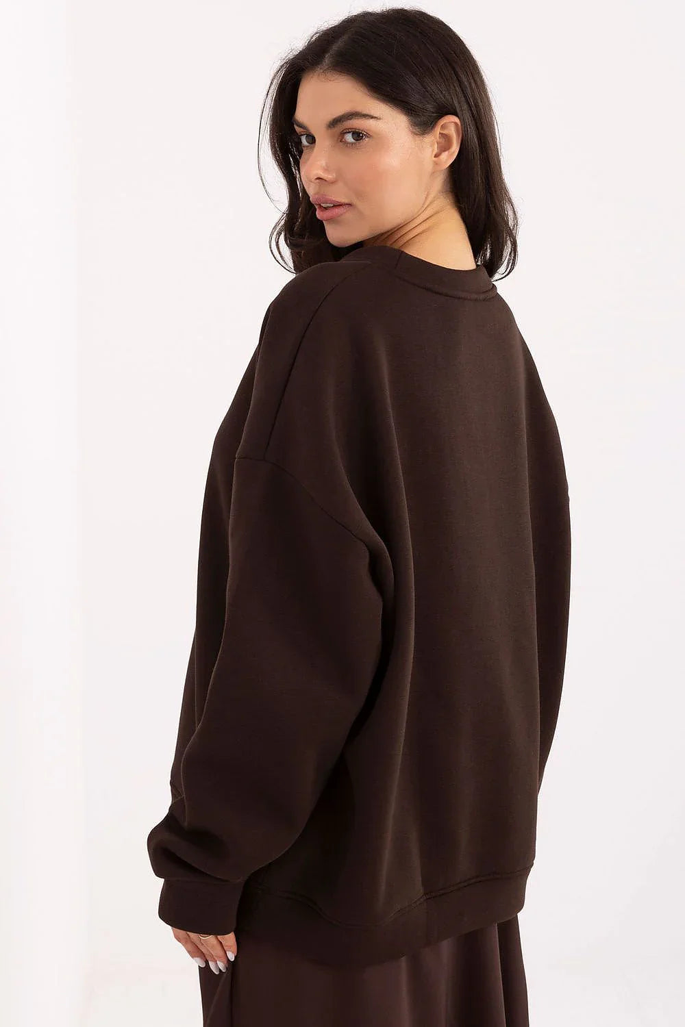 Women's Sweatshirt - Crew-neck With Regular Fit - Guocali