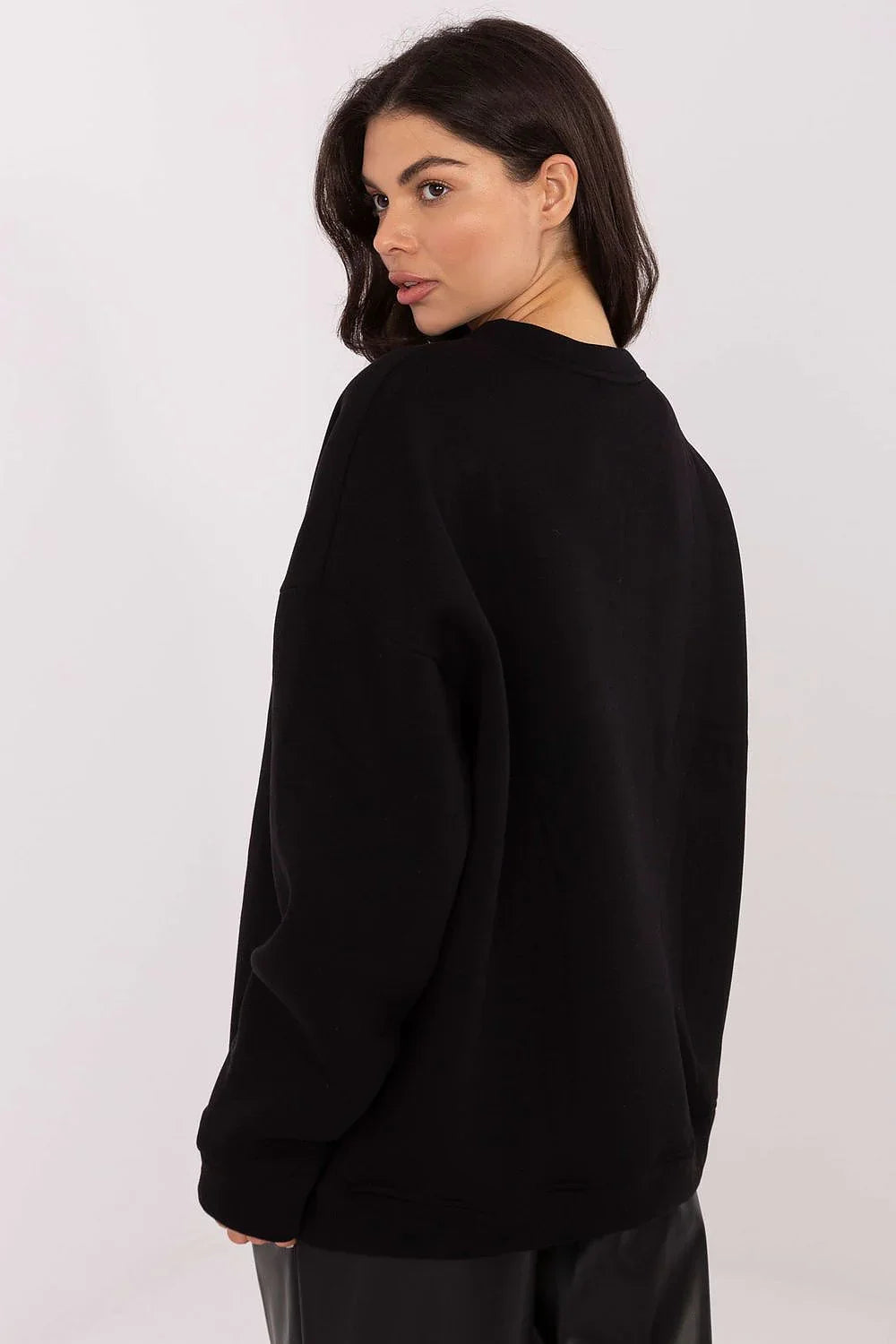 Women's Sweatshirt - Crew-neck With Regular Fit - Guocali